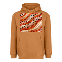 Meerkat orange glitter Heavyweight Hoodie - JahusDesignShop