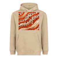 Mushroom orange glitter Heavyweight Hoodie - JahusDesignShop