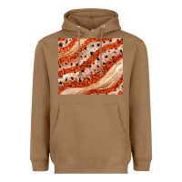 Toasted Coconut orange glitter Heavyweight Hoodie - JahusDesignShop