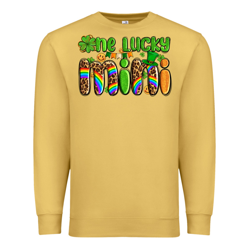 St Patricks One Lucky Mini Premium Sweatshirt by AdoDesignShop | Teevron