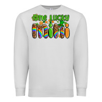 Dove Grey st patricks one lucky mini Premium Sweatshirt - AdoDesignShop