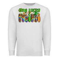 Oatmeal Heather st patricks one lucky mini Premium Sweatshirt - AdoDesignShop