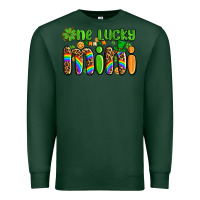 Sports Green st patricks one lucky mini Premium Sweatshirt - AdoDesignShop