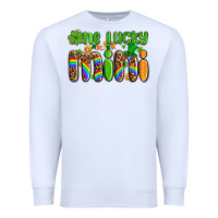 White st patricks one lucky mini Premium Sweatshirt - AdoDesignShop