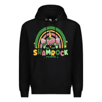 Black shamrock cutie Premium Hoodie - MaliasSmallBusiness