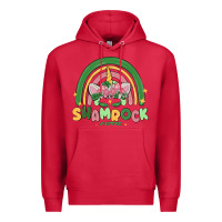 Cardinal shamrock cutie Premium Hoodie - MaliasSmallBusiness