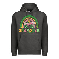 Charcoal Heather shamrock cutie Premium Hoodie - MaliasSmallBusiness