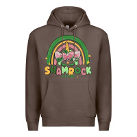 Coffee shamrock cutie Premium Hoodie - MaliasSmallBusiness