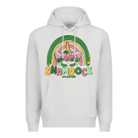Dove Grey shamrock cutie Premium Hoodie - MaliasSmallBusiness