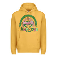 Mustard shamrock cutie Premium Hoodie - MaliasSmallBusiness