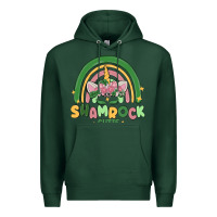 Sports Green shamrock cutie Premium Hoodie - MaliasSmallBusiness