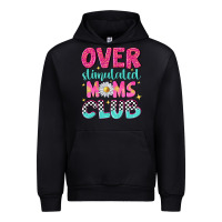 Black over stimulated moms club Urban Hoodie - NancyCooperArtShop