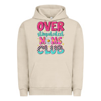 Pigment French Oak over stimulated moms club Urban Hoodie - NancyCooperArtShop