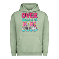 Pigment Oil Green over stimulated moms club Urban Hoodie - NancyCooperArtShop