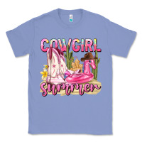Colony Blue cowgirl summer Classic Tee - texasbilliewilder