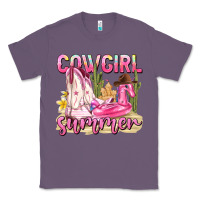 Lavender cowgirl summer Classic Tee - texasbilliewilder