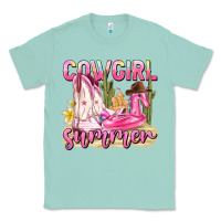 Seafoam cowgirl summer Classic Tee - texasbilliewilder
