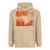 Mushroom orange glitter Heavyweight Hoodie - JahusDesignShop