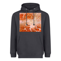 Smoke orange glitter Heavyweight Hoodie - JahusDesignShop