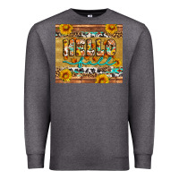Charcoal Heather western hello fall tumbler Premium Sweatshirt - Artiststas