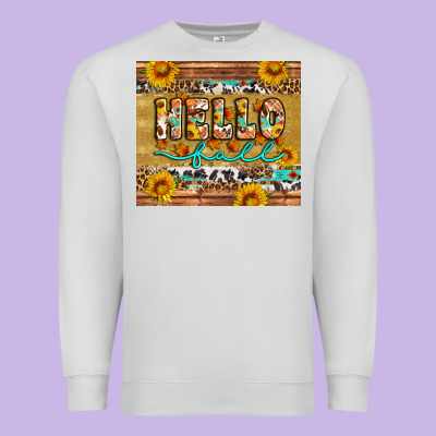 Western Hello Fall Tumbler Premium Sweatshirt Designed By Artiststas