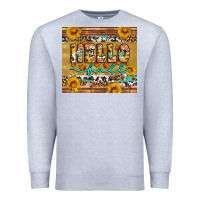 Heather Grey western hello fall tumbler Premium Sweatshirt - Artiststas