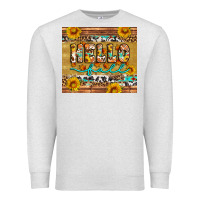 Oatmeal Heather western hello fall tumbler Premium Sweatshirt - Artiststas