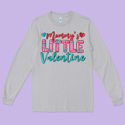 Long Sleeve Tee momys little valentine