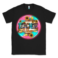 Black teacher vibe earrings Classic Tee - BundleAndBundleShop