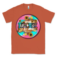 Copper teacher vibe earrings Classic Tee - BundleAndBundleShop