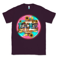 Plum teacher vibe earrings Classic Tee - BundleAndBundleShop
