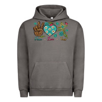 Pigment Tornado peace love cross Urban Hoodie - NancyCooperArtShop