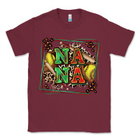 Burgundy softball nana with leopard Classic Tee - Zillion Design Studio