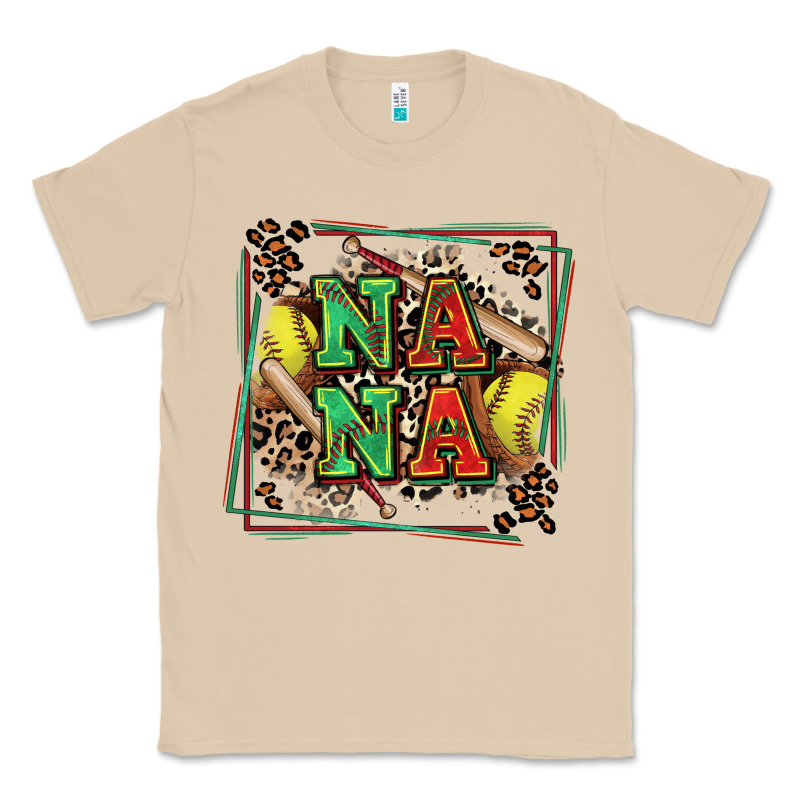 Softball Nana With Leopard Classic Tee by Zillion Design Studio | Teevron