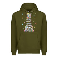 Army Green jesus names believe Premium Hoodie - MaliasSmallBusiness