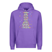 Purple jesus names believe Premium Hoodie - MaliasSmallBusiness
