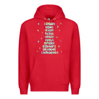 Red jesus names believe Premium Hoodie - MaliasSmallBusiness