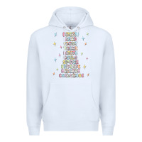 White jesus names believe Premium Hoodie - MaliasSmallBusiness