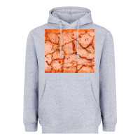 Heather Grey orange glitter Heavyweight Hoodie - JahusDesignShop