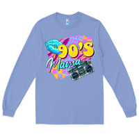 Colony Blue 90's mama Long Sleeve Tee - Zillion Design Studio