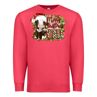 Cardinal merry christmas y'all cow Premium Sweatshirt - Artiststas