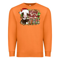 Carrot merry christmas y'all cow Premium Sweatshirt - Artiststas