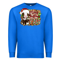 True Royal merry christmas y'all cow Premium Sweatshirt - Artiststas