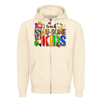 Sandshell i teach au some kids Zipper Hoodie - Zillion Design Studio