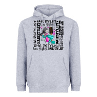 Heather Grey hair stylist elementary Heavyweight Hoodie - AdoDesignShop
