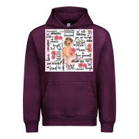 Mauve Wine self care Urban Hoodie - MaliasSmallBusiness