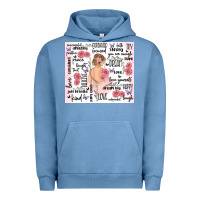 Pigment Pebble Blue self care Urban Hoodie - MaliasSmallBusiness