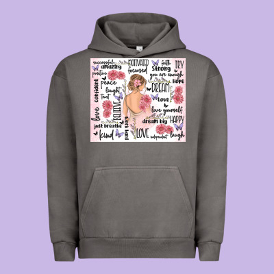 Self Care Urban Hoodie Designed By Maliassmallbusiness