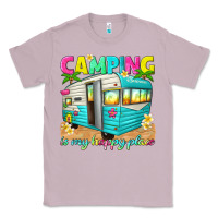 Lilac camping is my happy place Classic Tee - texasbilliewilder
