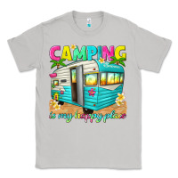 Moon Dust camping is my happy place Classic Tee - texasbilliewilder